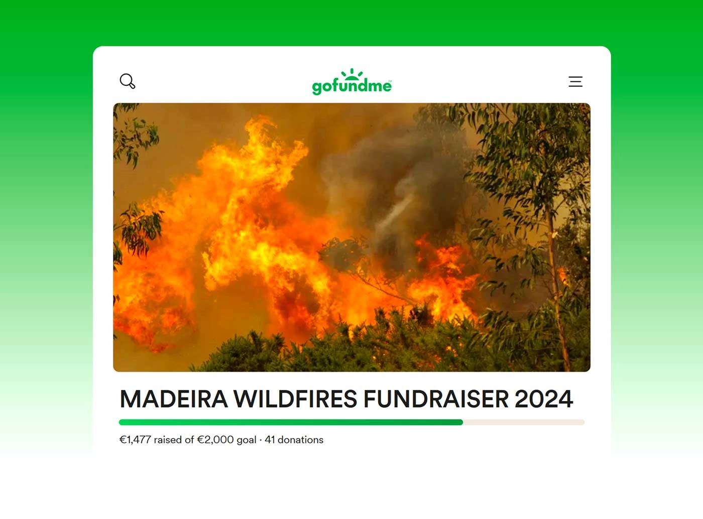 Madeira Community Launches Fundraiser Amid Ongoing Fires