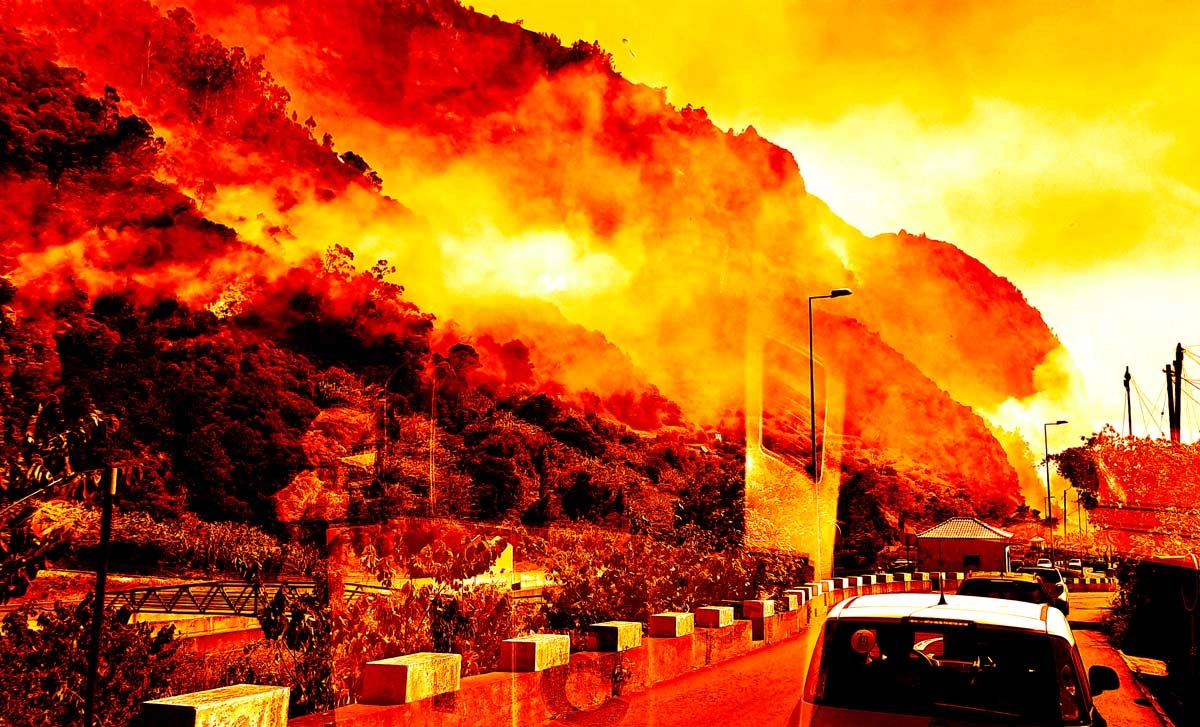 Serra de Água Fire Spread To Câmara De Lobos