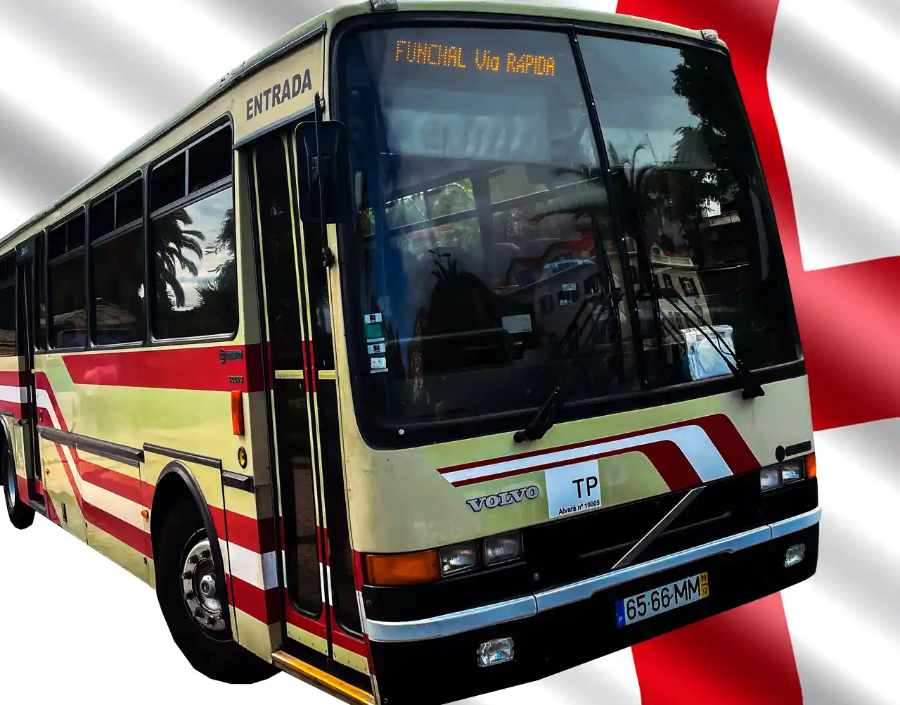 40-Year-Old Madeira Buses Roaming The Streets of England