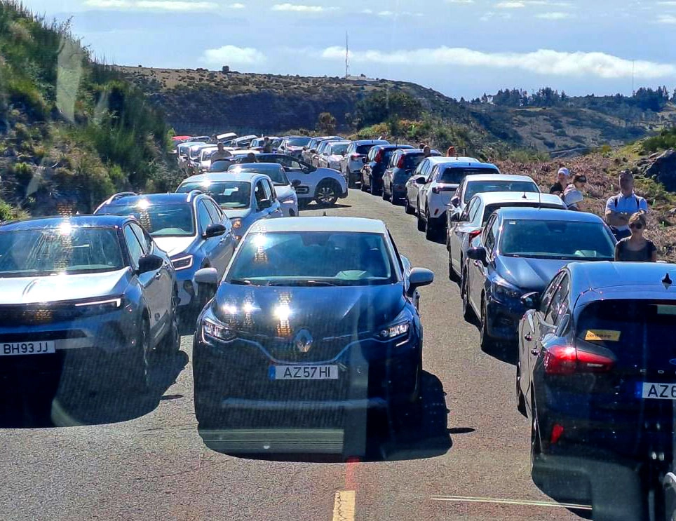 Traffic At Pico Do Arieiro